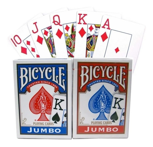 Naipe Bicycle Poker Cartas De Juego Poker Magia Bisonte