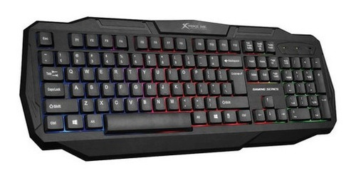 Teclado Gamer Xtrike Me Kb-302 Led Rainbow Español Latinoamérica