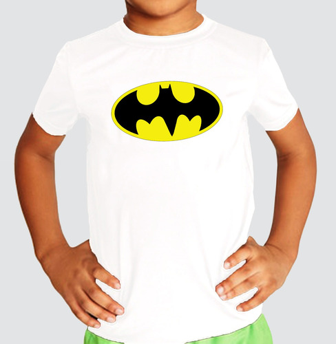 Remera Batman De Algodon Premium Para Chicos