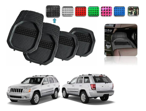 Tapetes 4pz Charola 3d Color Jeep Grand Cherokee 2005 A 2010