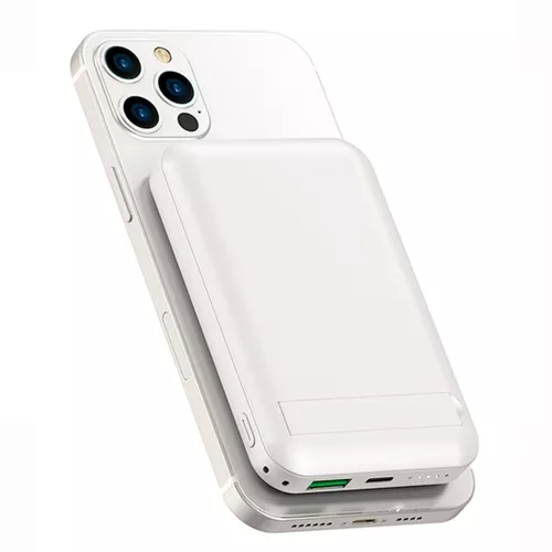 Cargador Portátil Magnético iPhone 14/ Pro / Max/ Plus Blanc