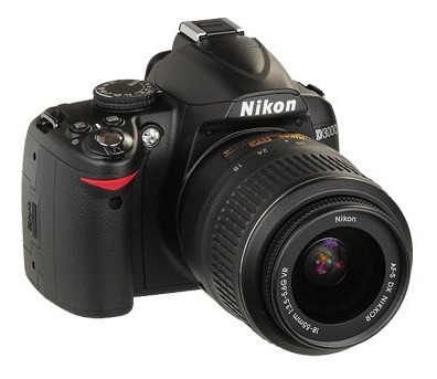  Nikon D3000 Dslr Reflex Negro