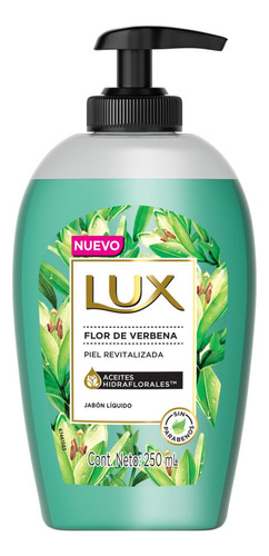 Jabón líquido Lux Flor de Verbena con dosificador 250 ml