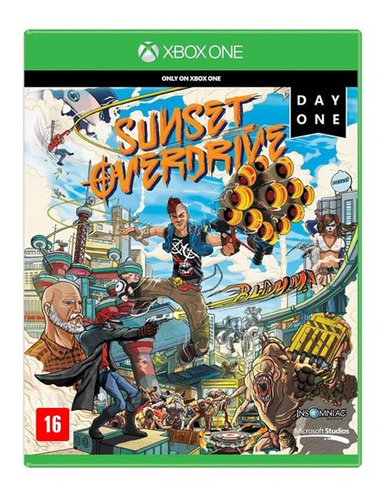Sunset Overdrive - Xbox One - Novo - Lacrado - Física