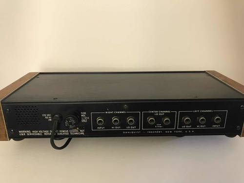 Dahlquist Dq Lp1 Crossover Ativo Variável Sub Woofer Bi Amp (Usado)
