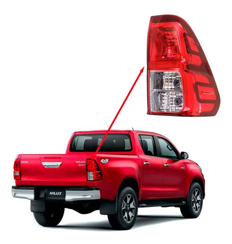 Foco Farol Trasero Derecho Ó Izquierdo Toyota Hilux 16-20