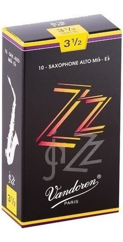 Vandoren Alto Sax Zz Cañas Fuerza 15 Cañas De Saxofon 10 Uni