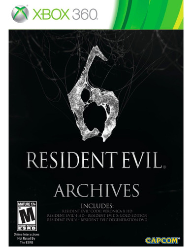 Resident Evil 6 Archives Xbox 360
