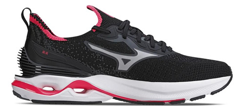 Tenis Mizuno Wave Mirai 6 101081081 Preto Rosa Original