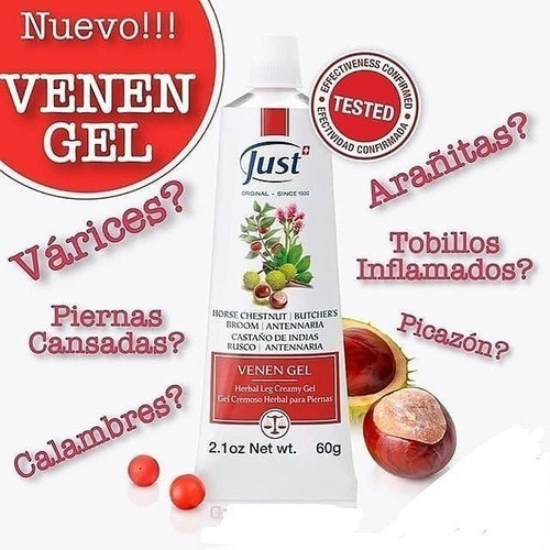 Venen Gel Just Piernas Con Várices Y Arañitas Just