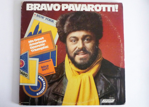 Luciano Pavarotti - Bravo Pavarotti - Lp Vinilo Acetato