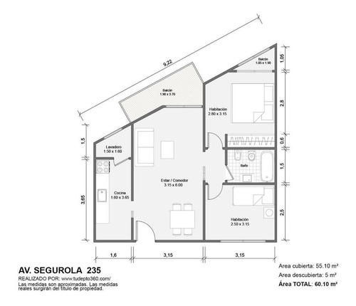 Imagen 4 de 30 de Venta Floresta Depto 3 Ambientes Balcón Al Frente