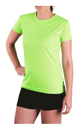 Playera Deportiva Dry Fit Para Dama Gym Entrenamiento