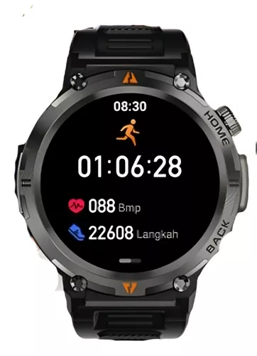 Tactical Smartwatch Eigiis Ke3 Linterna Con Doble Correa