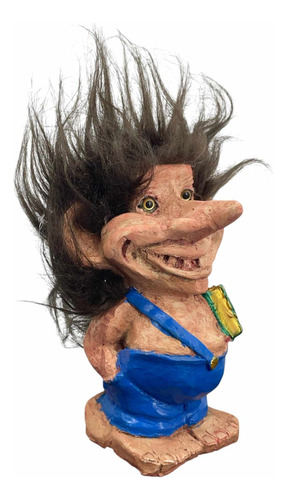 Troll Hombre Del Estudiante Para Buenas Calificaciones 18 Cm Azul