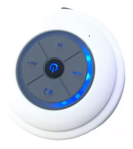 Parlante Portátil Bluetooth Ducha Resistente Agua Led Luces!