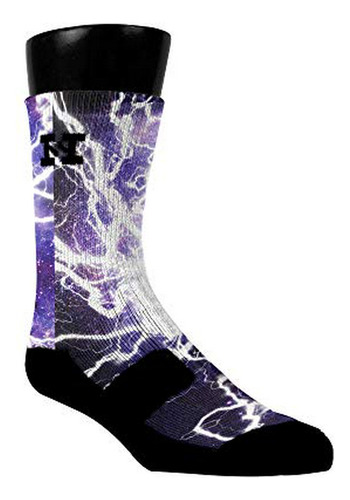 Calcetines Deportivos De La Marca Hoopswagg Lightning Galaxy