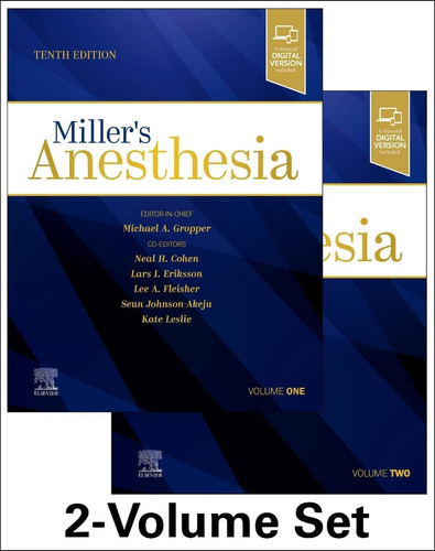 Livro (2 Vol).miller´s Anesthesia.(set 10th Edition) De Grop