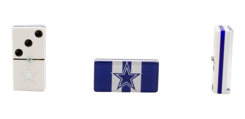 Imagen 3 de 5 de Dominó Vaqueros De Dallas, 100% Acrílico. Estuche Tipo Libro