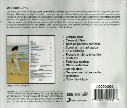 Cd Meu Fado (fafá De Belém) Estándar