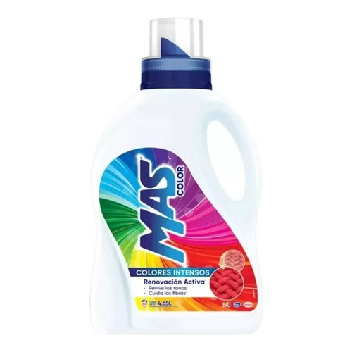 Detergente Líquido Mas Color 4.65 Lt Envio Express