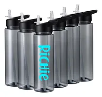 Comprar Botellas De Agua De 24 Oz Con Pajita, Paquete De 6 Botellas