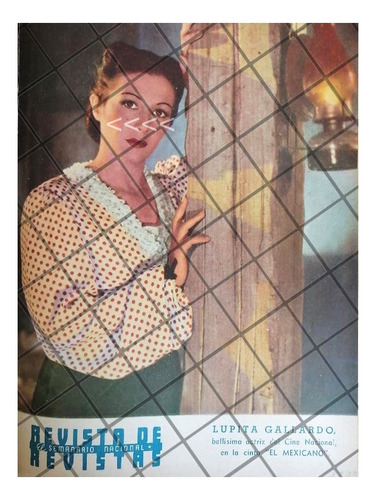 Portada Retro La Actriz Lupita Gallardo 1944