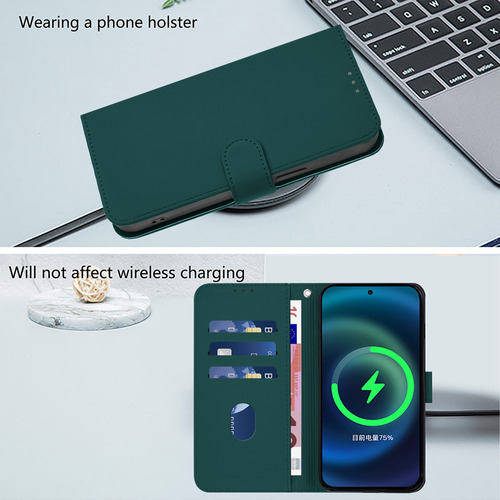 Funda De Piel Tipo Cartera Para Teléfono Qukitel C57 Pro