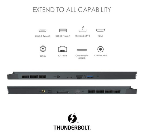 Imagen 3 de 7 de Notebook Msi Creator I7 10875h 16gb Ssd Rtx2060 15,6 Touch
