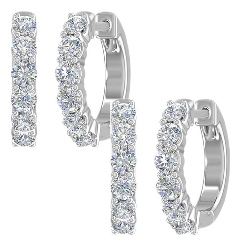Pendientes De Tuerca, Mxirg-002, 2pzas, Arco, Plata, Metal/c