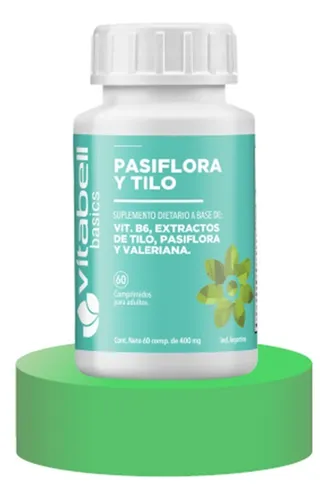 Sedante Relax Pasiflora Valeriana Tilo Pastillas Para Dormir