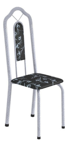 Conjunto De Mesa 120x75cm Tampo Granito Com 4 Cadeiras Wt