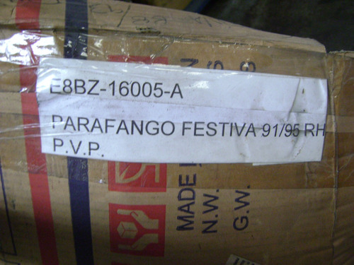 Guardafango Delantero Derecho  (rh) Ford Festiva 91-95