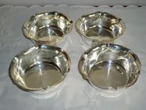 Comprar Antiguos Bowls Compoteras Plata Alemana Sellada 830 Luna Est