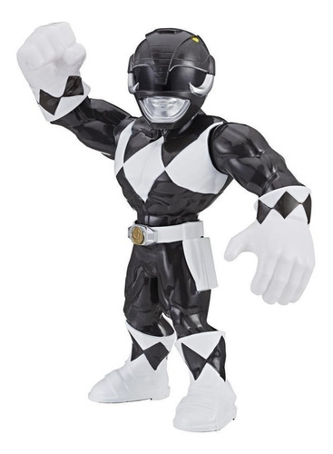 Figura Power Rangers Mega Mighties Ranger Preto Hasbro
