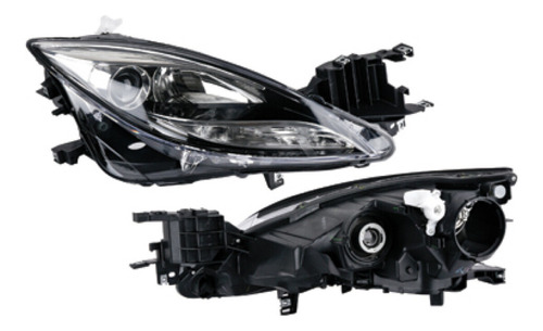 Faro Mazda 6 2011 2012 2013 Para Foco Halogeno Sin Foco  Der