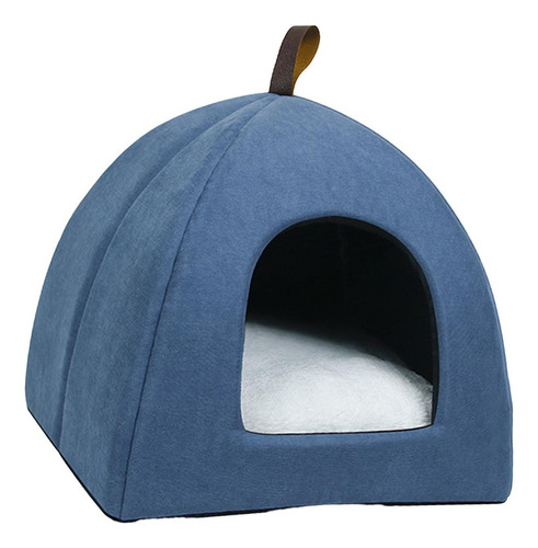A Cama Para Gatos Cama Para Gatos Casa Azul Medio