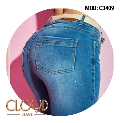 Pantalón De Cloud Jeans Para Dama Azul C3409