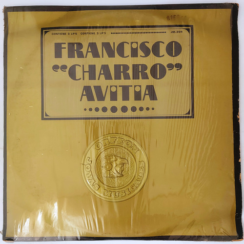 Francisco El Charro Avitia - Album De Oro    3 Discos   Lp