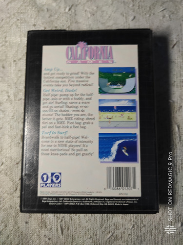California Games Sega Genesis (Usado)