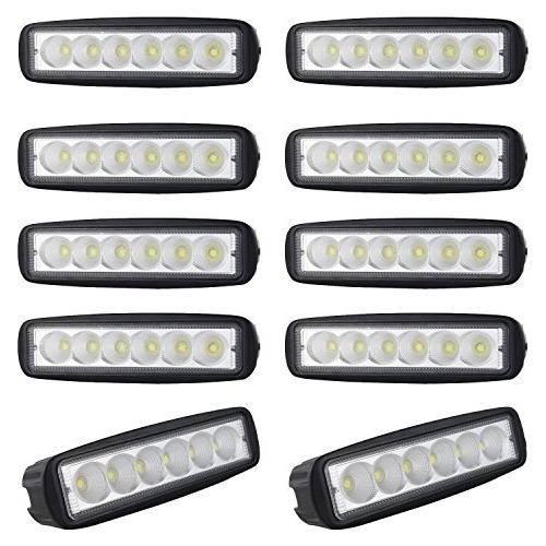 6 Pulgadas 18w Led Led De Trabajo Barra De Luz Fuera De...