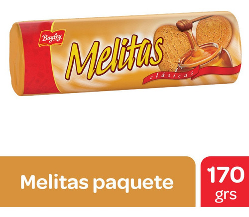 Galletitas Melitas Con Miel Bagley X 170 Gr