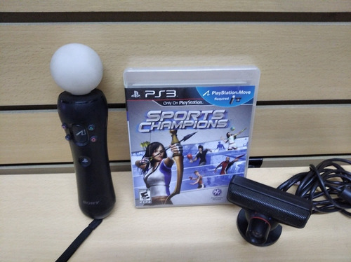 Kit Move Playstation 3 + Juego Sports Champions Original Ps3 (Reacondicionado)