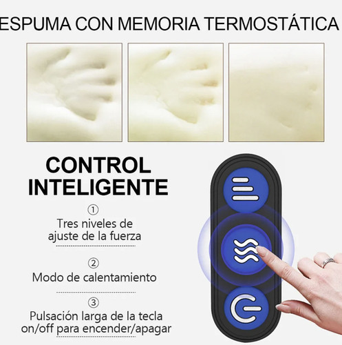 Masajeador Almoada De Cabeza Masajeadores Electricos Cuello Espalda Y Cabeza Masaje Shiatsu Sacre Solutions