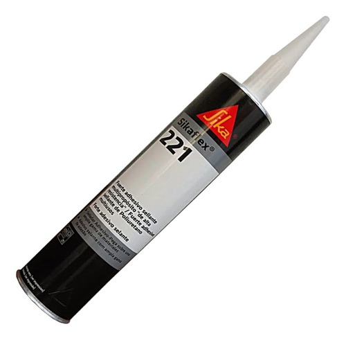 Imagen 1 de 3 de Sikaflex 221 Sellador Negro Multipropósito 310 Cc Sika
