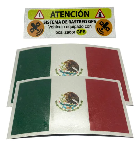 comprar Sticker Calca Para Auto O Camioneta Bandera Tipo Engomado