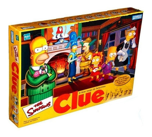 Juego De Mesa Clue Simpsons El Gran Juego De Detectives