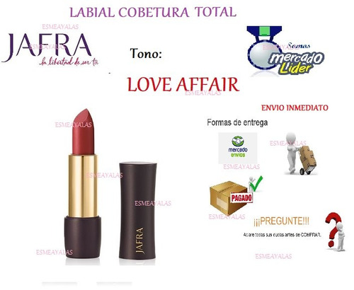 Jafra Oferta Labial Cobertura Total Original Tono A Elegir 