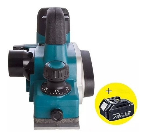 Cepilladora de baterías DKP180z-p de 82 mm, 18 V y batería de 5 Ah - Makita