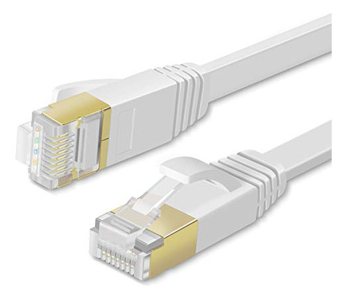 Cable De Red Ethernet Plano Cat7 De Tnp (1.5 Pies)  10 Gbps